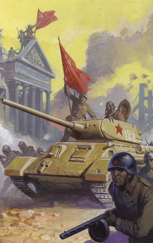 第二次世界大戦末期のロシアによるベルリン攻撃 作： セヴェリーノ・バラルディ