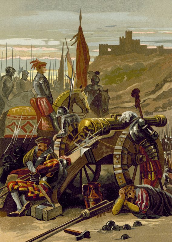 ガエータの包囲、イタリア 作： スペイン語学校