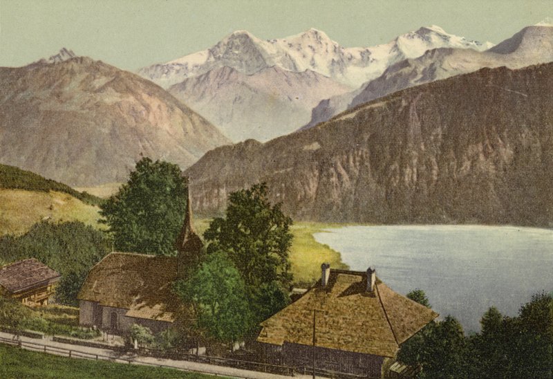 Berner Oberland: Beatenberg (カラー写真) 作： スイスの写真家