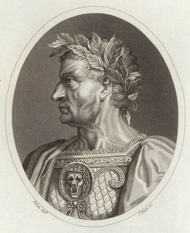 ガルバシーザー、ローマ皇帝 作： Tiziano Vecelli