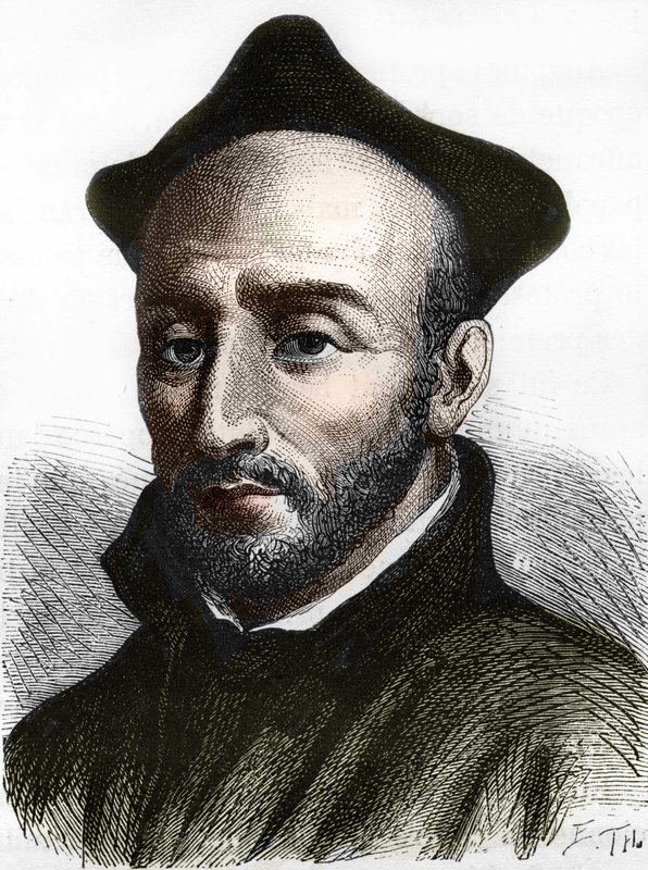 イエズス会の創設者、聖イグナチオ・デ・ロヨラ（1491-1556年）。