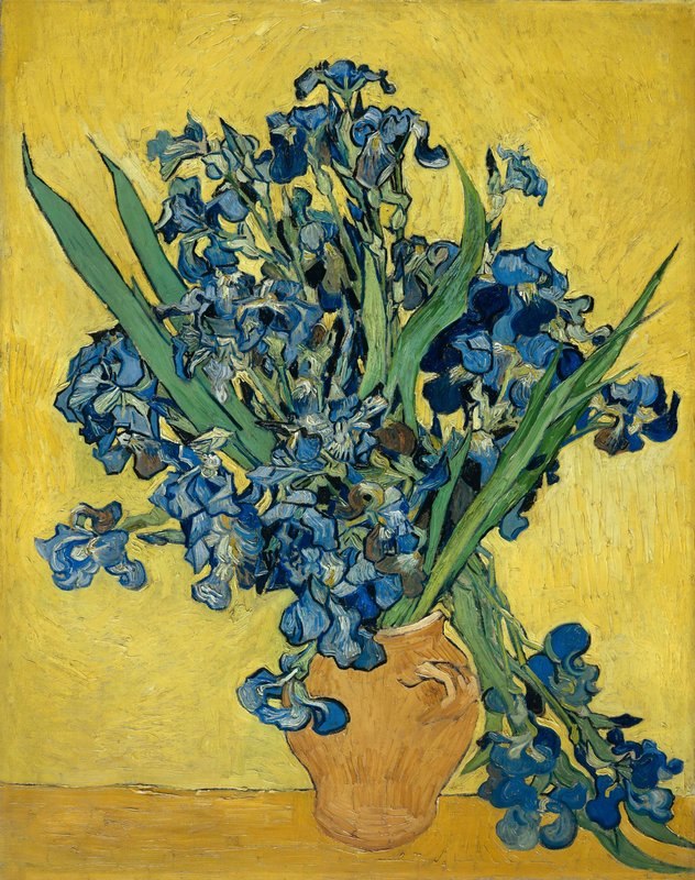 絵画  アイリス  人気アーティスト Vincent_van_Gogh_-_Irises_-_(