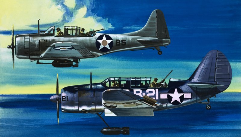 イントゥ・ザ・ブルーアメリカの戦闘機（1941-45年） 作： ウィルフ (20 世紀) ハーディ