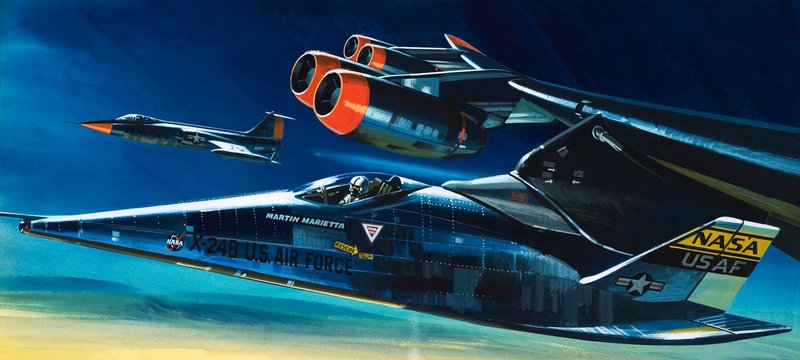 マーティン・マリエッタX-24Bシャトル 作： ウィルフ (20 世紀) ハーディ