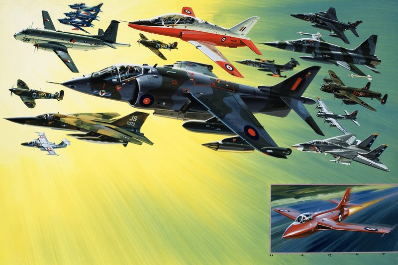 世界の航空エースの展示 作： ウィルフ (20 世紀) ハーディ
