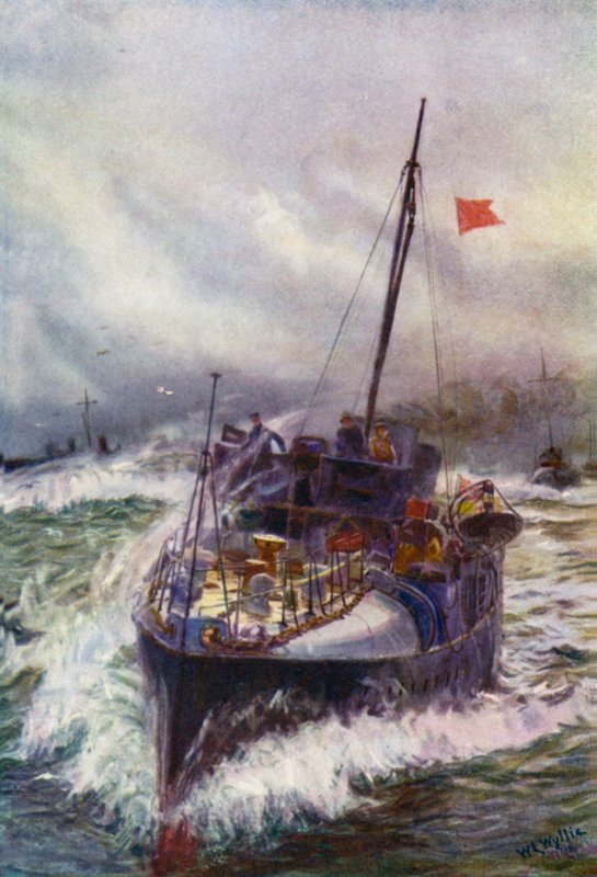 初期型の「27ノット」駆逐艦 作： ウィリアムライオネルワイリー