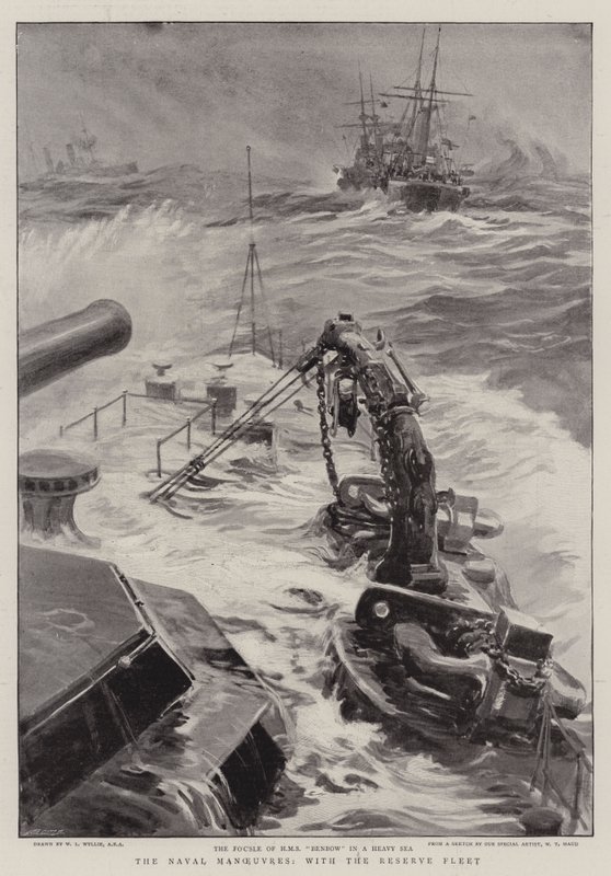 予備艦隊を備えた海軍作戦 作： ウィリアムライオネルワイリー