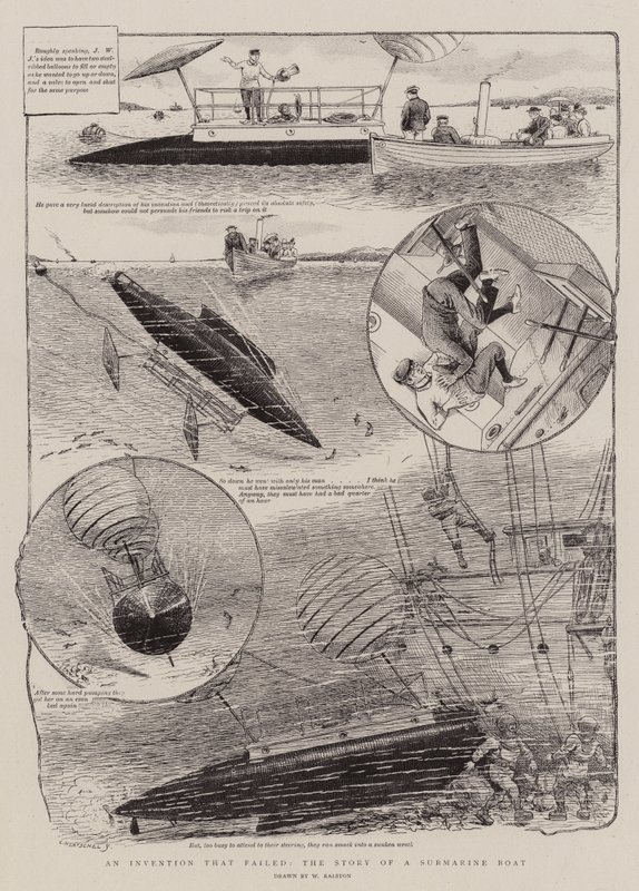 失敗した発明、潜水艦の物語 作： ウィリアム・ラルストン