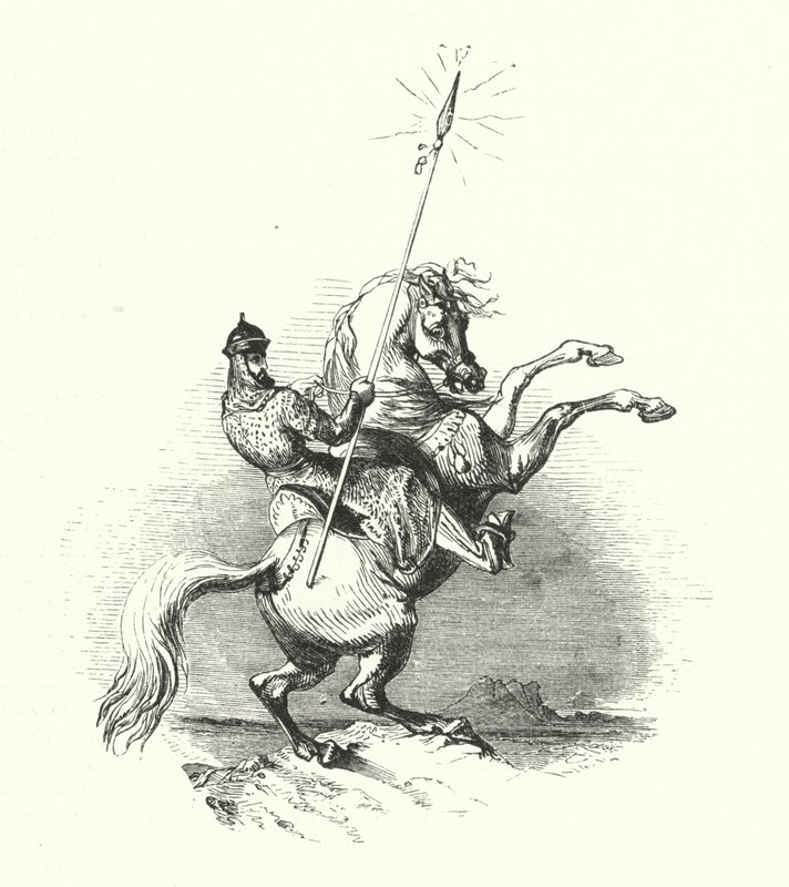 Horseman Of Brass (彫金) 作： ウィリアム（後）ハーベイ