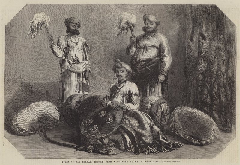 Tookajee Rao Holkar、インドール 作： ウィリアム・カーペンター