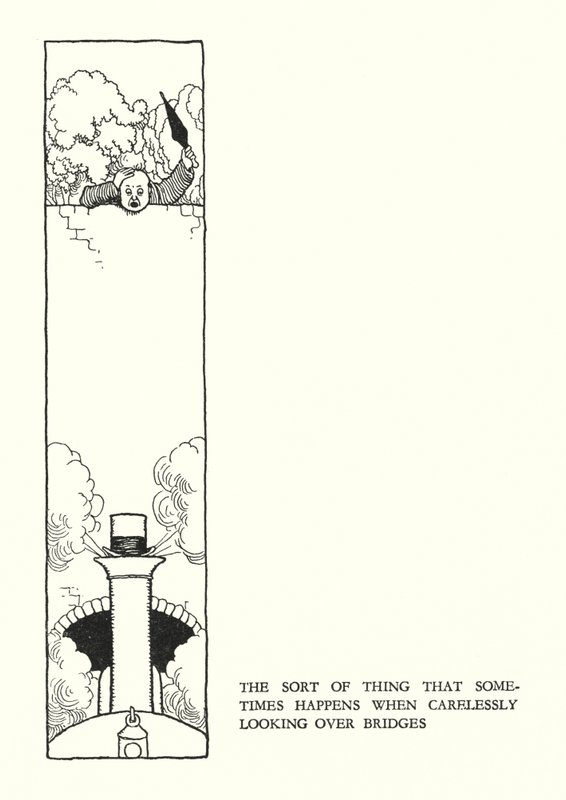 W・ヒース・ロビンソンによる「Railway Ribaldry」のイラスト（リトグラフ）。 作： ウィリアムヒースロビンソン
