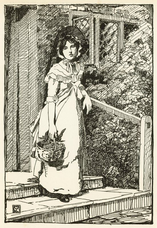 Oliver Goldsmith による The Deserted Village のイラスト (カラーリソ) 作： ウィリアム・リー・ハンキー