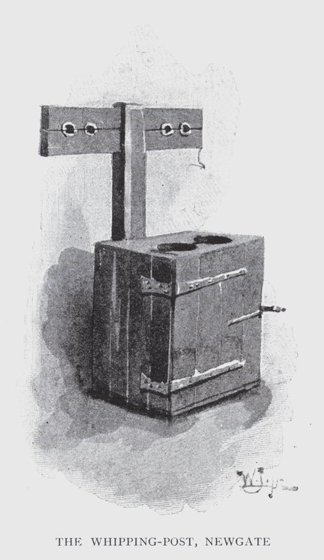 The Whipping-Post, Newgate (litho) 作： ウィリアム・ルーカー
