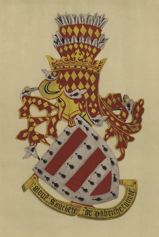 Sanchet Dabrichecourt卿、1348-c 1360（クロモリト） 作： ウィリアム・セント・ジョン・ホープ