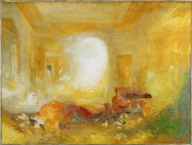J.M.W.ターナー、ペットワースの家、希少画集画、 新品額装付 William_Turner_-