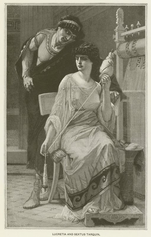 ルクレティアとセクストスターキン 作： アレクサンドル・カバネルの後
