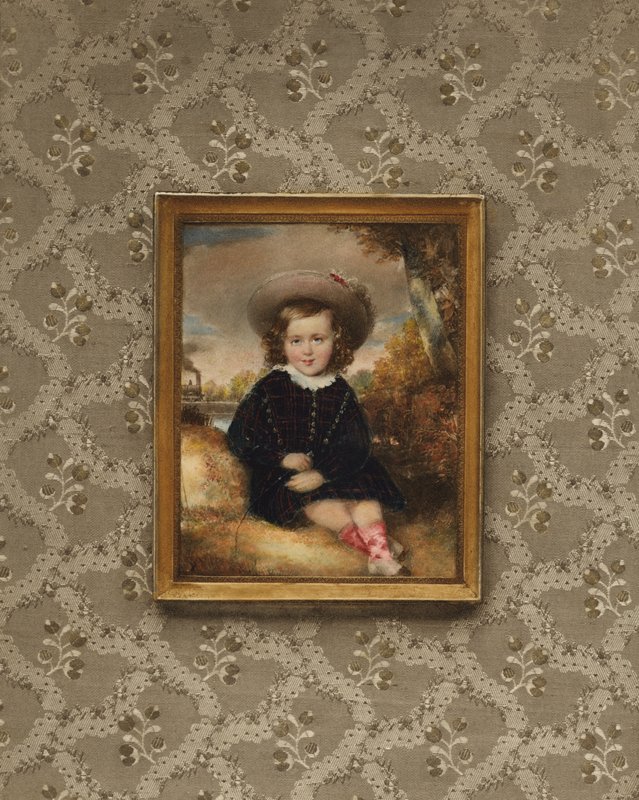幼少時のリヒテンシュタイン王子ヨハン2世の肖像、1844年 作： Moritz Michael Daffingerの後