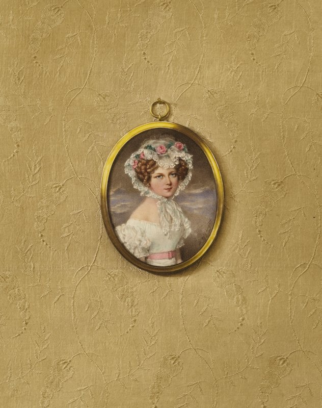 ウィーンの若い女性の肖像画 作： Moritz Michael Daffingerの後