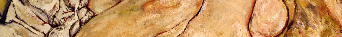 抱擁、1917年 (Egon Schiele), Detail: Rücken der Frau