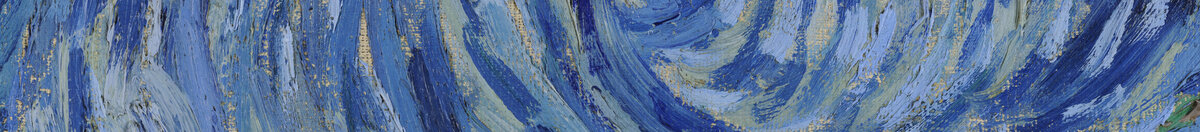 星月夜 (Vincent van Gogh), Detail: Wirbelnde Himmelsspirale
