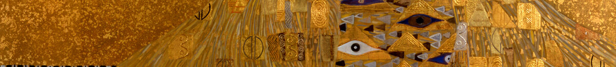 アデーレ・ブロッホ＝バウアー (Gustav Klimt), Detail: Augenmotive im Kleid