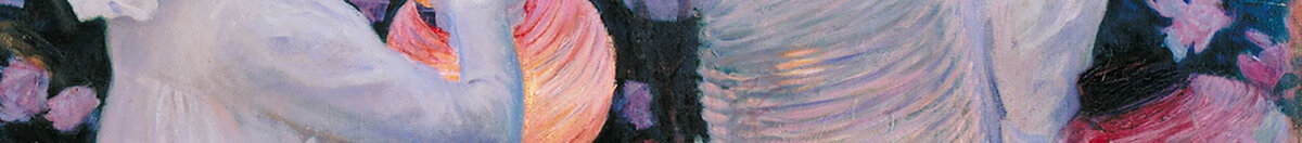 カーネーション、ユリ、ユリ、バラ (John Singer Sargent), Detail: Mädchen mit leuchtendem Lampion