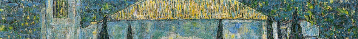 カッソーネの教会 (Gustav Klimt), Detail: Goldenes Kirchendach
