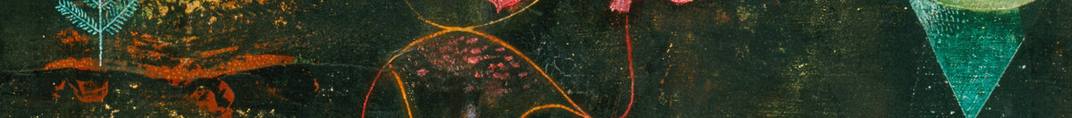魚の魔法 (Paul Klee), Detail: Figur mit roter Hand