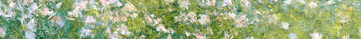 春の効果、ジヴェルニー、1890年 (Claude Monet), Detail: Blühende Blumenwiese