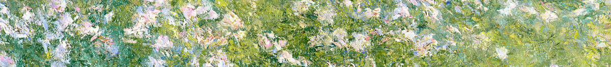 春の効果、ジヴェルニー、1890年 (Claude Monet), Detail: Blühende Blumenwiese