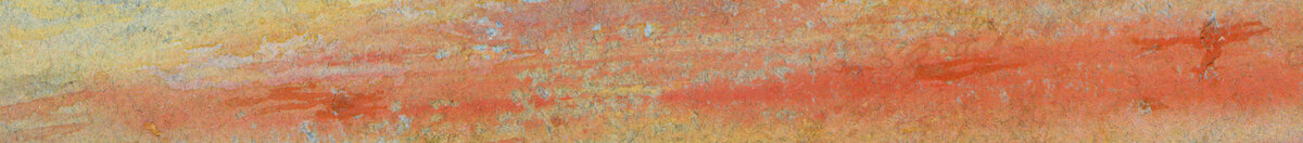 空の習作 (Joseph Mallord William Turner), Detail: Rot-orange Wolkenbänder