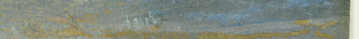 空の習作 (Joseph Mallord William Turner), Detail: Wellenzone rechts
