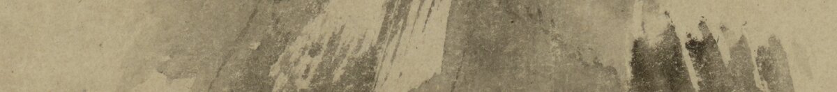 破墨山水 (Toyo Sesshu), Detail: Felsklippe in Haboku-Technik