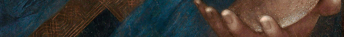 サルバトール・ムンディ (Leonardo da Vinci), Detail: Kristallkugel in der Hand