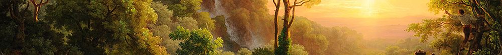 チボリの風景、ブドウの収穫の様子 (Károly Markó)