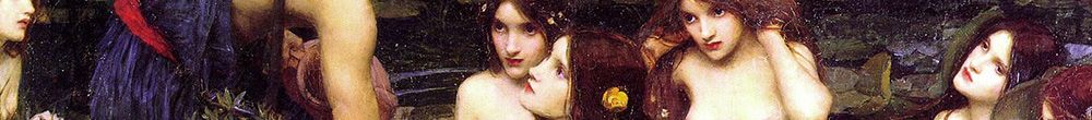 ハイラスとニンフ (John William Waterhouse)