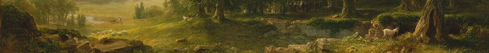 タナトプシスの風景画、1850年。 (Asher Brown Durand)