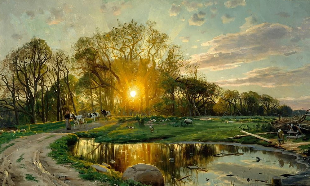 朝日 夕日
