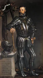 Paolo Caliari (1528-1588) による Pase Guarienti の肖像画、キャンバスに油彩