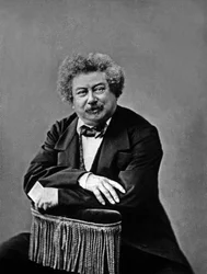 アレクサンドル・デュマ長老、1860年頃（写真）