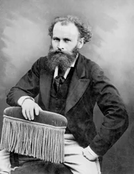 エドゥアール・マネ、1875年頃（モノクロ写真）