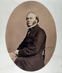 ジャック・フロメンタル・ハレヴィ（1799-1862）の肖像 英国の作曲家 フォトグラフ・ナダール（フェリックス・トゥルナション） 19世紀ボローニャ、音楽書誌学博物館