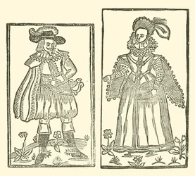 The Roxburghe Ballads』（木版画）のイラスト