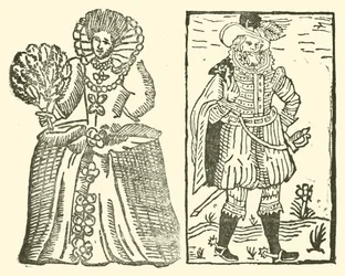 The Roxburghe Ballads』（木版画）のイラスト