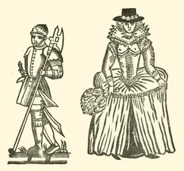 The Roxburghe Ballads』（木版画）のイラスト