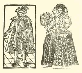 The Roxburghe Ballads』（木版画）のイラスト