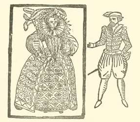 The Roxburghe Ballads』（木版画）のイラスト