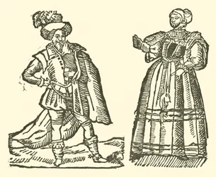 The Roxburghe Ballads』（木版画）のイラスト