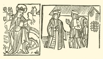 The Roxburghe Ballads』（木版画）のイラスト