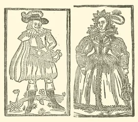 The Roxburghe Ballads』（木版画）のイラスト